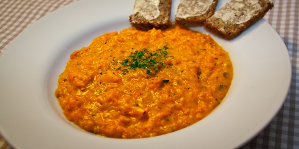 Kürbiscremesuppe