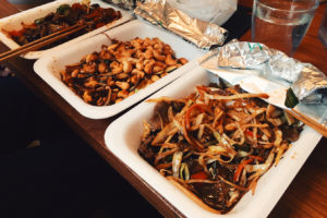 Koreanisches Bestellfutter